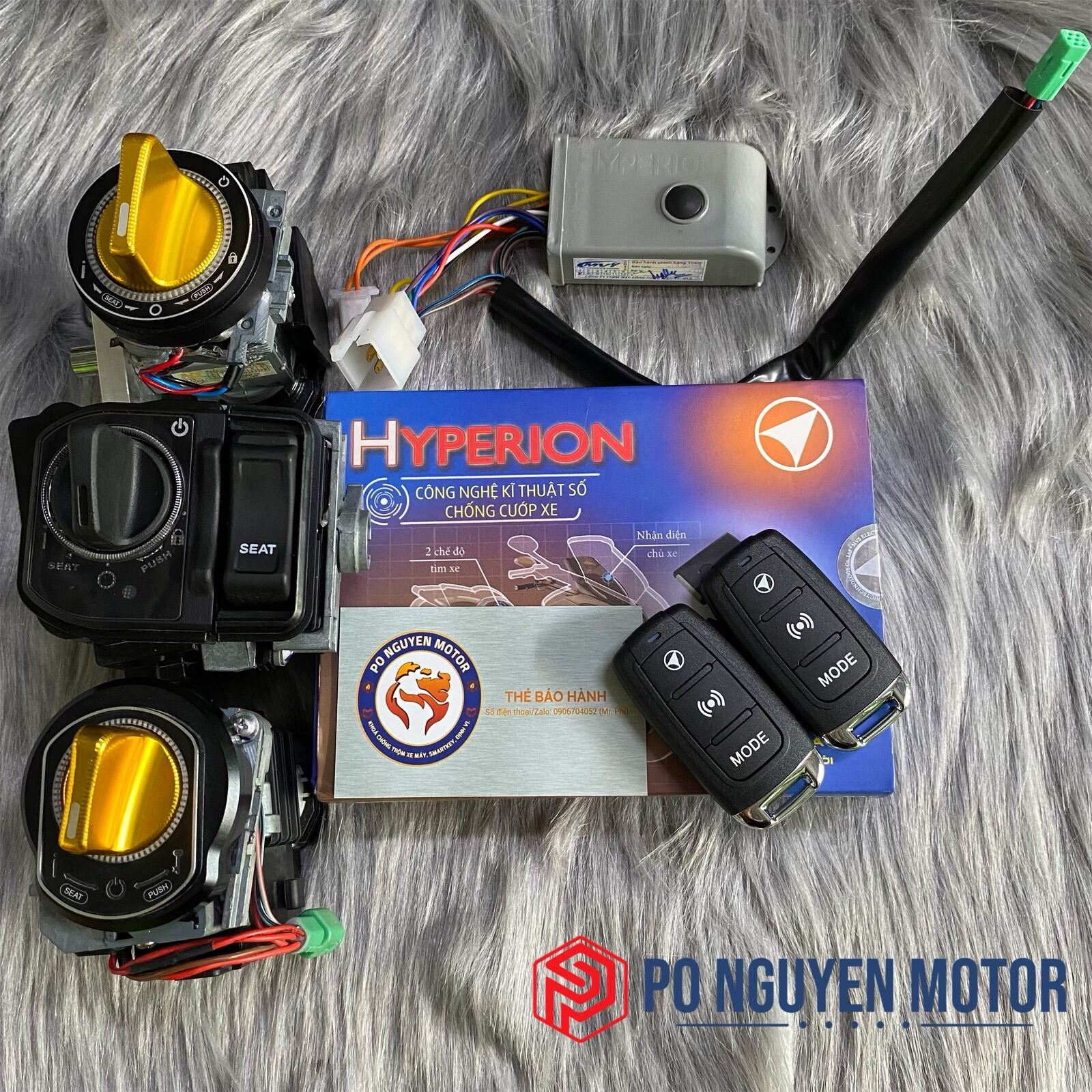 [HCM]BỘ KHÓA CHỐNG TRỘM HYPERION-PLUS KẾT HỢP VỚI CỤM KHOÁ SMARTKEY HONDA