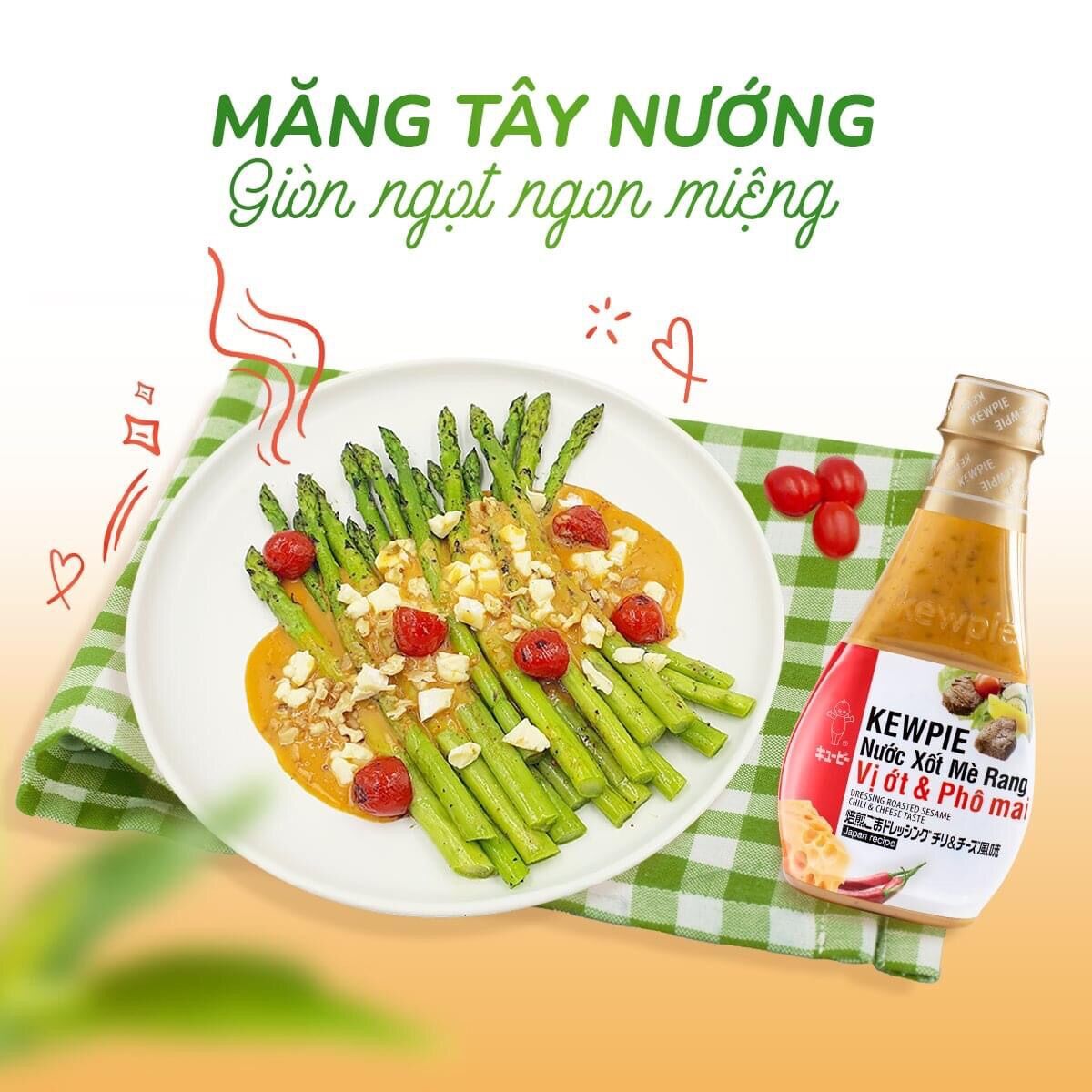 Xốt Mè Rang Ớt và Phô Mai 1L kewpie