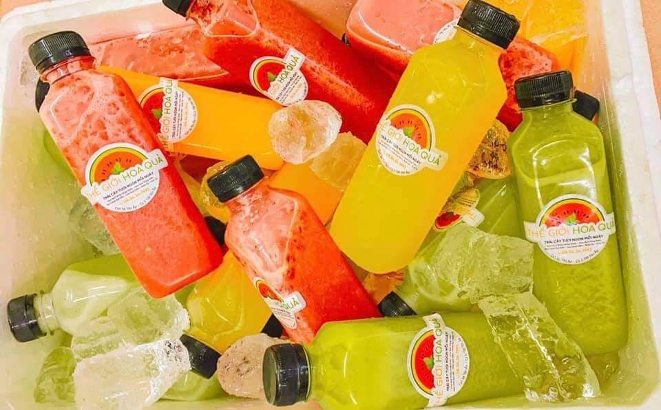 100chai nhựa trà sữa vuông 330ml