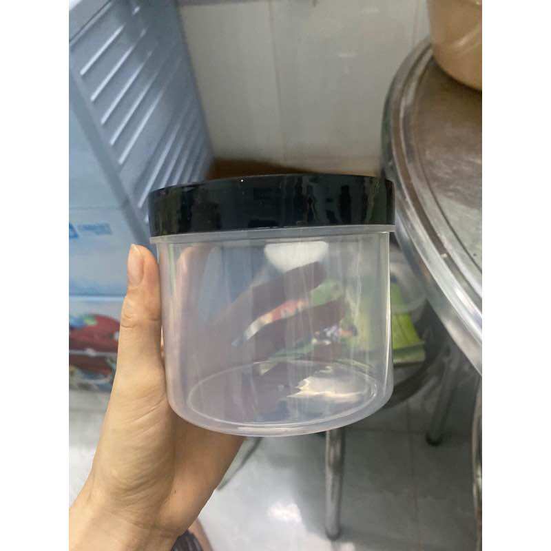 Hủ 500g nắp đen