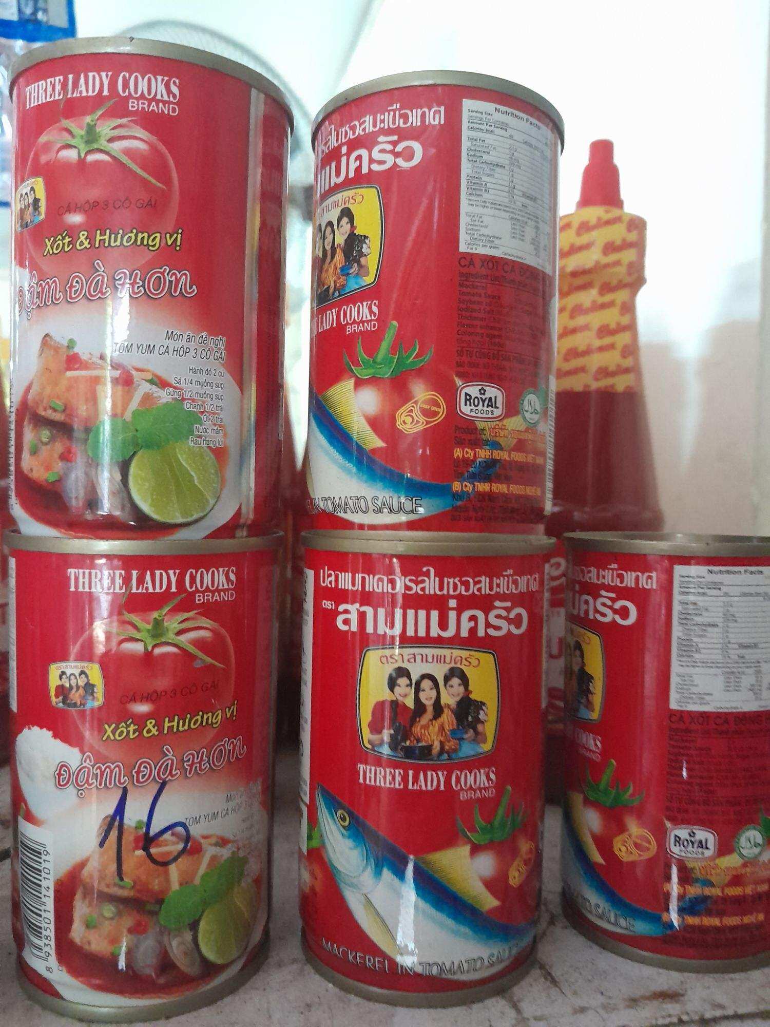 cá hộp 3 cô gái 155g