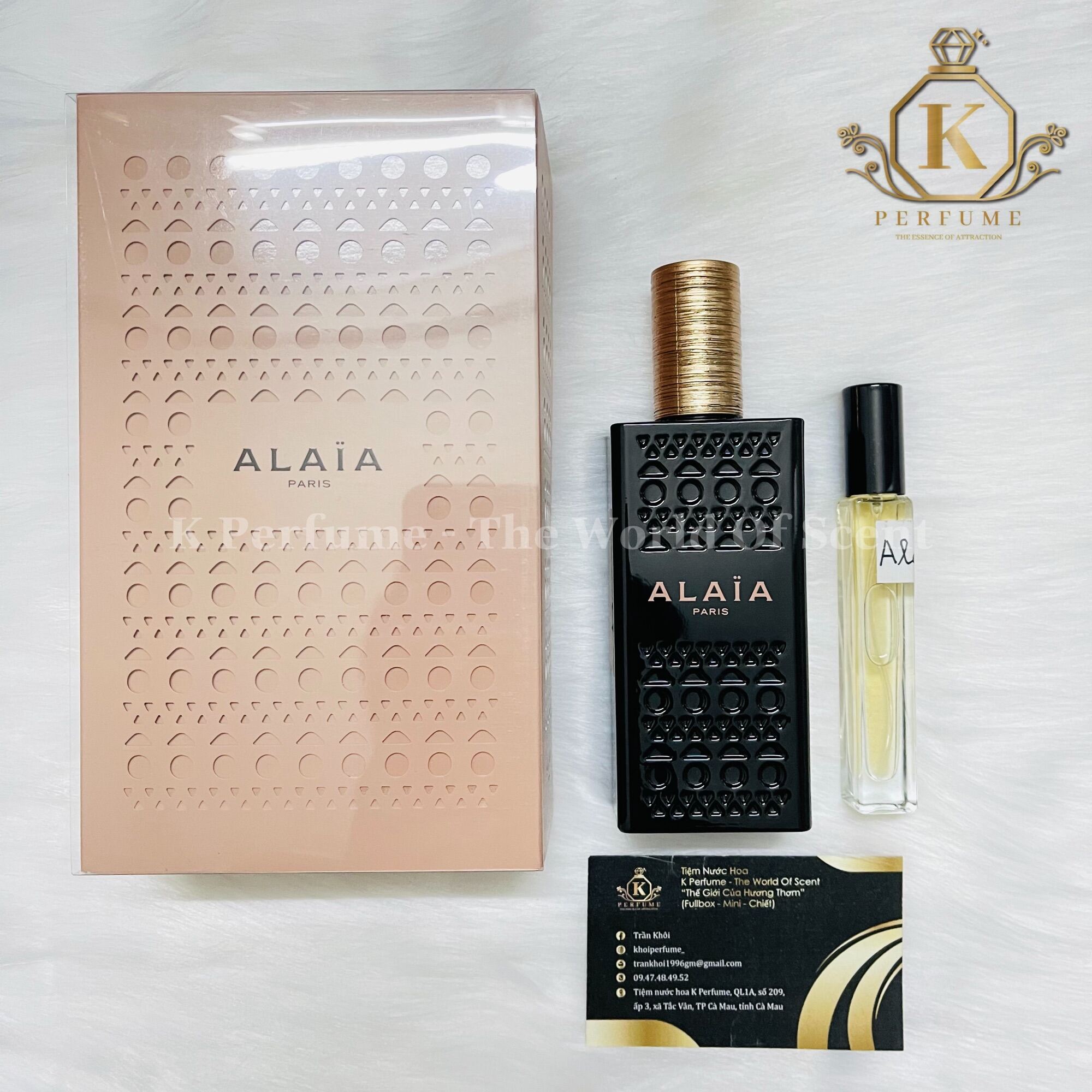 [K-Perfume Chính Hãng] Nước Hoa Nữ Chiết 5ml 10ml 20ml - Alaia Paris Eau De Parfum
