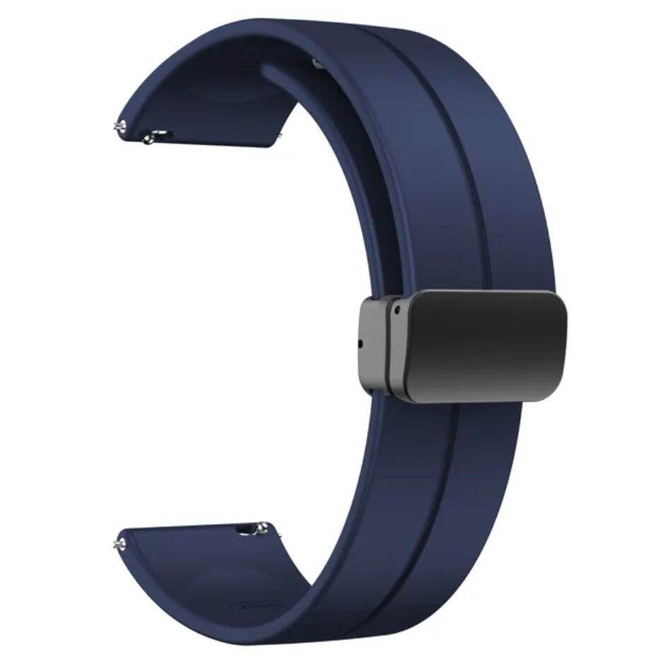 Dây đồng hồ smartwatch silicon khoá nam châm size dây 20mm và 22mm