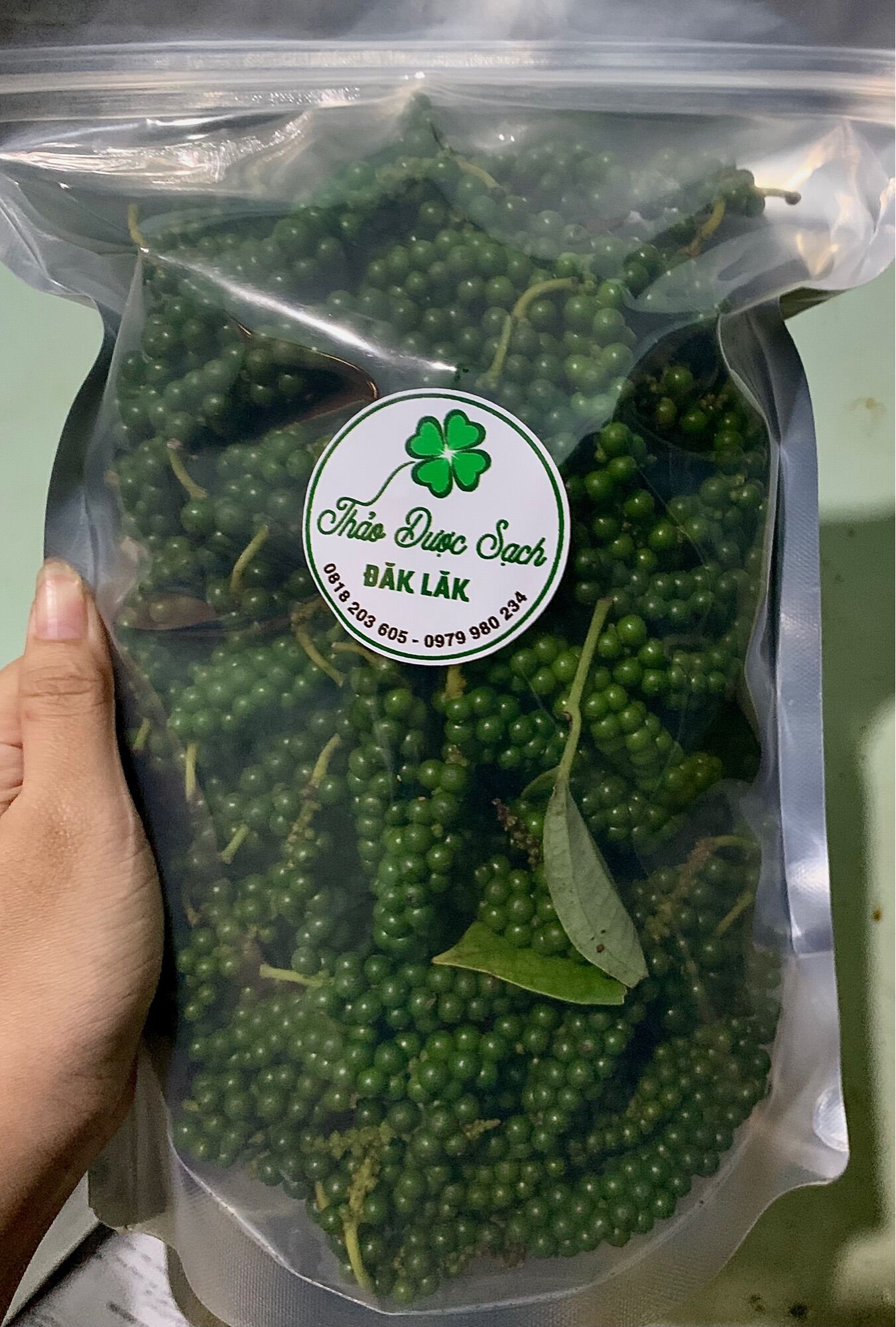 Tiêu Xanh đặc sản daklak 1 kg/gói zio
