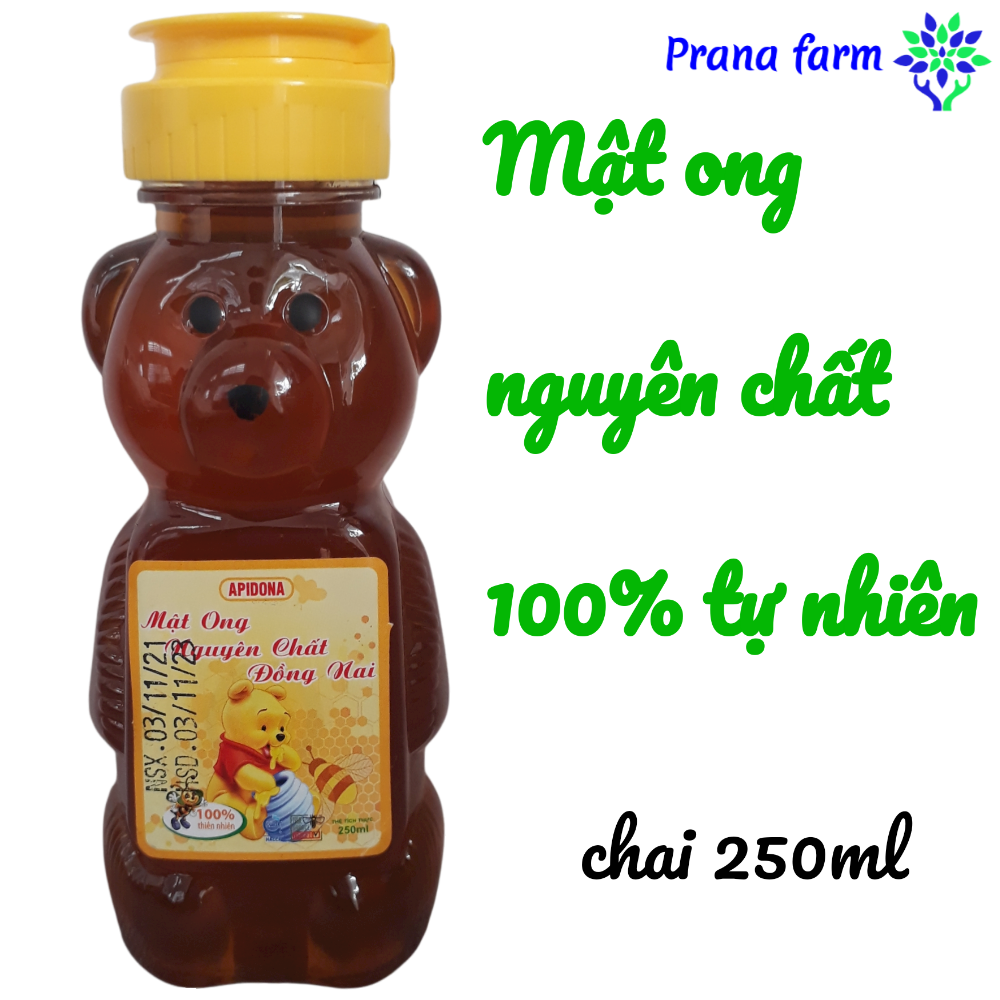 Mật ong nguyên chất 100% tự nhiên Đồng Nai Honey chai 250ml