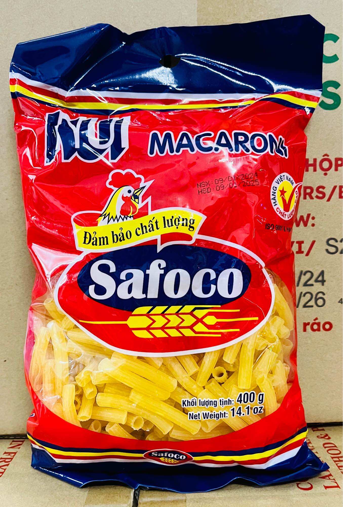 Safoco Twisted Pasta/Tube Pasta/C-Shaped Pasta Package (300-400-500g)