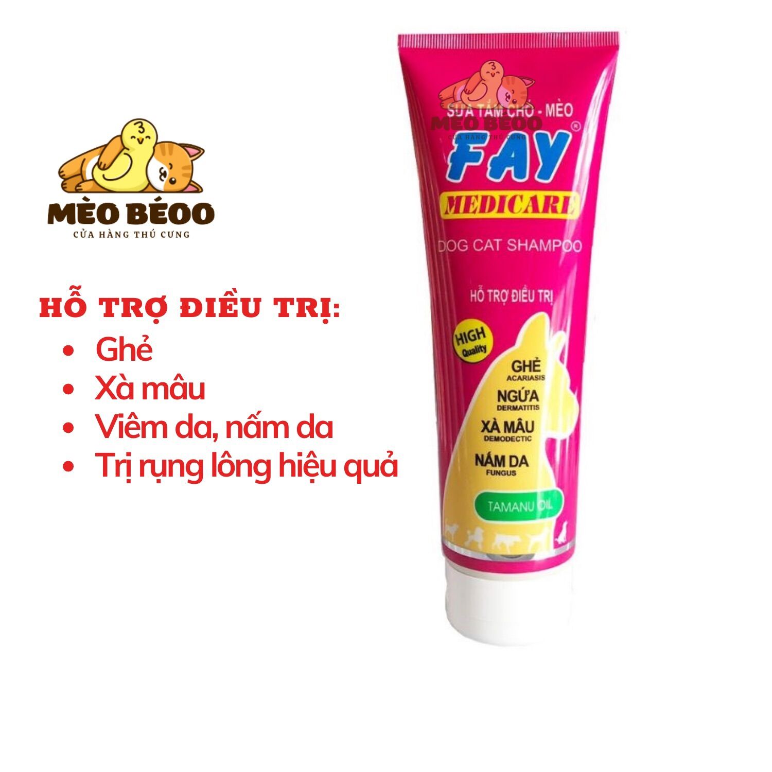 Sữa tắm Fay trị ngứa, vảy gầu cho chó