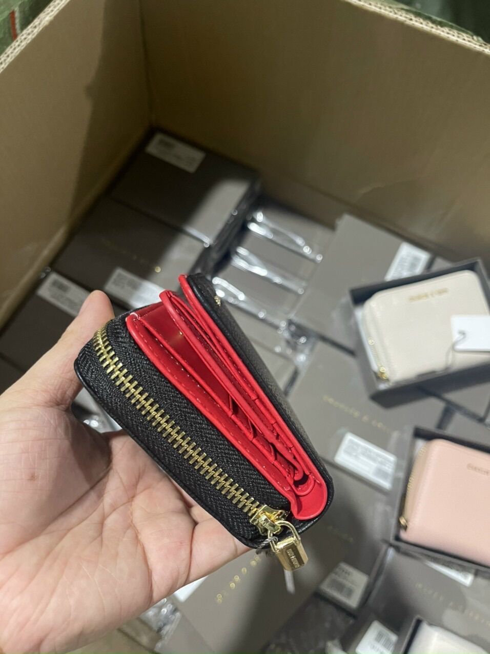 Ví Chữ C size mini nhiều ngăn