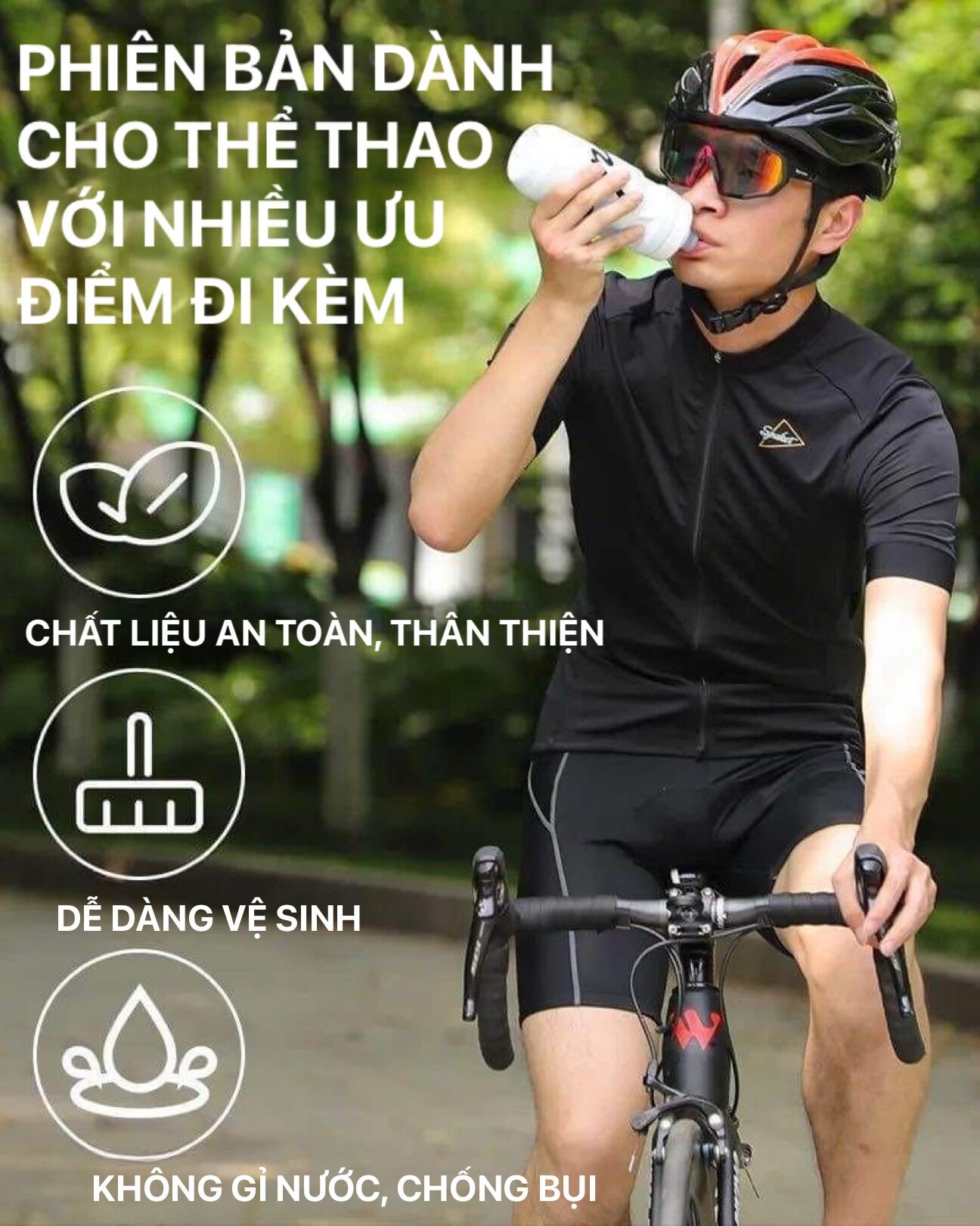 Bình Nước Thể Thao Xe Đạp RAPHA