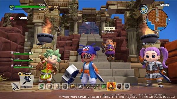 Đĩa game nintendo switch: DRAGON QUEST BUILDERS 2 - like new