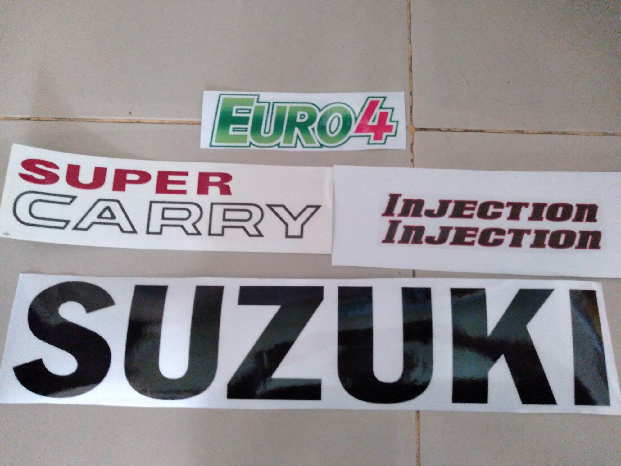 Trọn bộ tem dán đầu xe suzuki