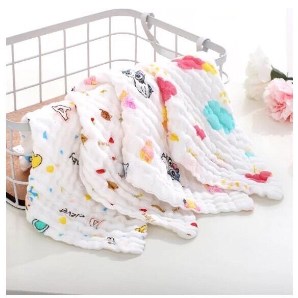 Khăn xô, khăn sữa 6 lớp rửa mặt loại dày