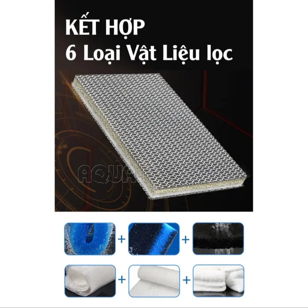 Bông Lọc Bể Cá 8D Cao Cấp - Tấm Lọc Siêu Dày, Lọc Sạch Cặn Bẩn Nước Hồ Cá, Thủy Sinh