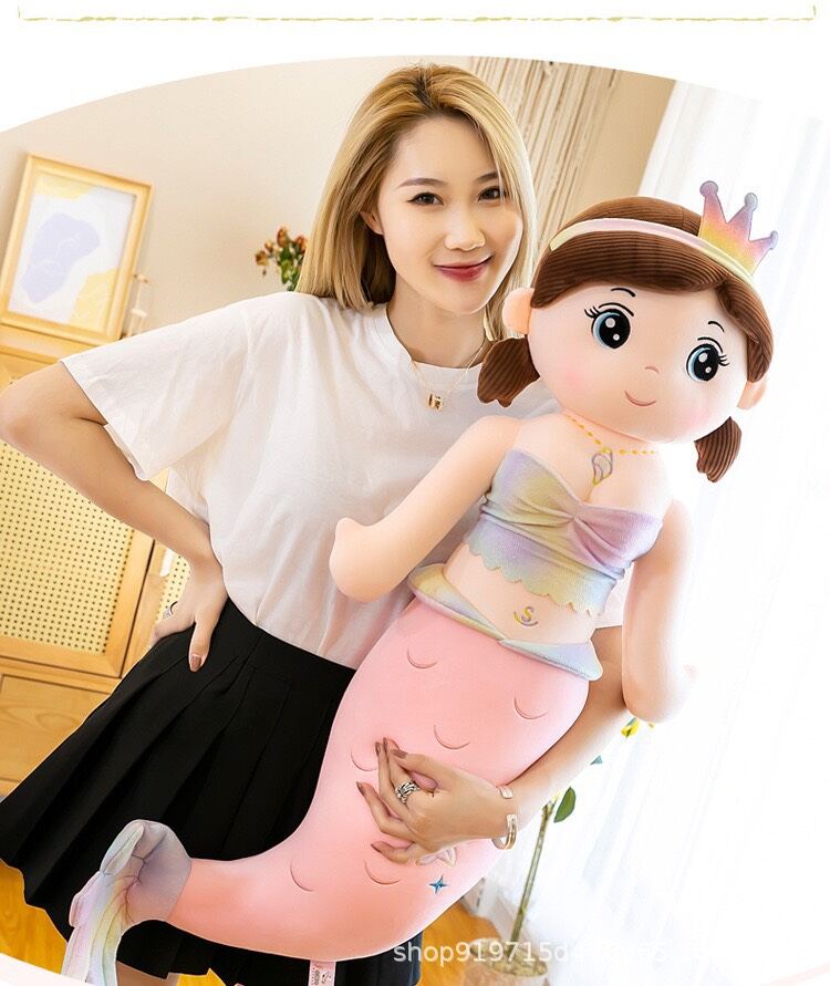 Gối Ôm Nàng Tiên Cá Dễ Thương Đáng Yêu ( nhiều kính thước)