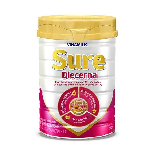 [HCM]Sữa bột Vinamilk sure diecerna lon 900g