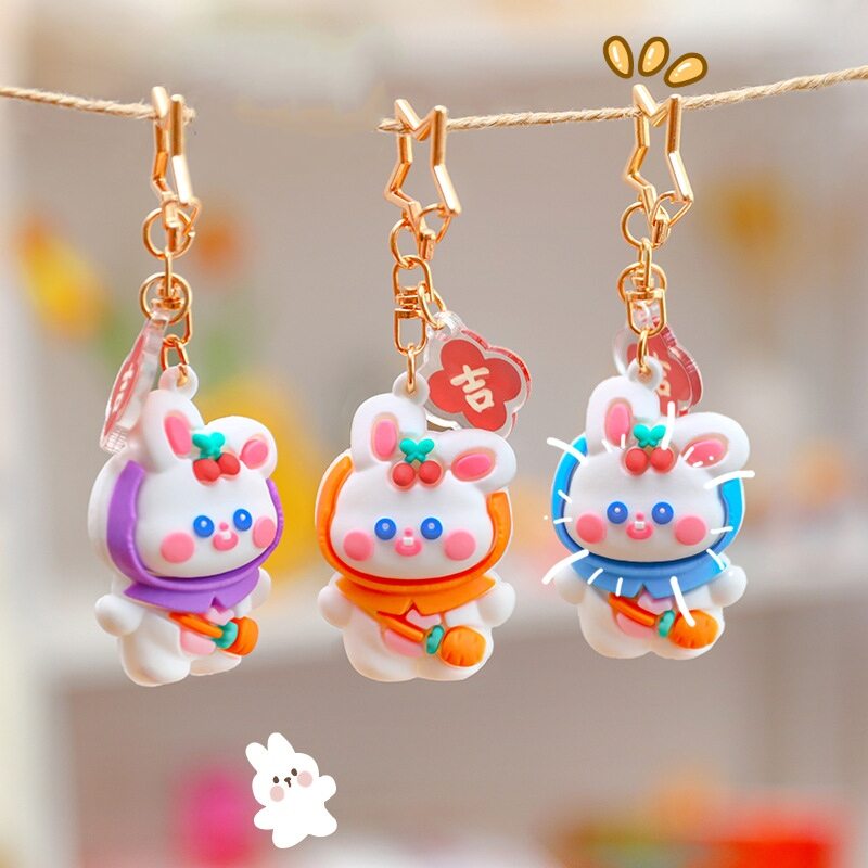 Móc khóa hình thỏ dễ thương
