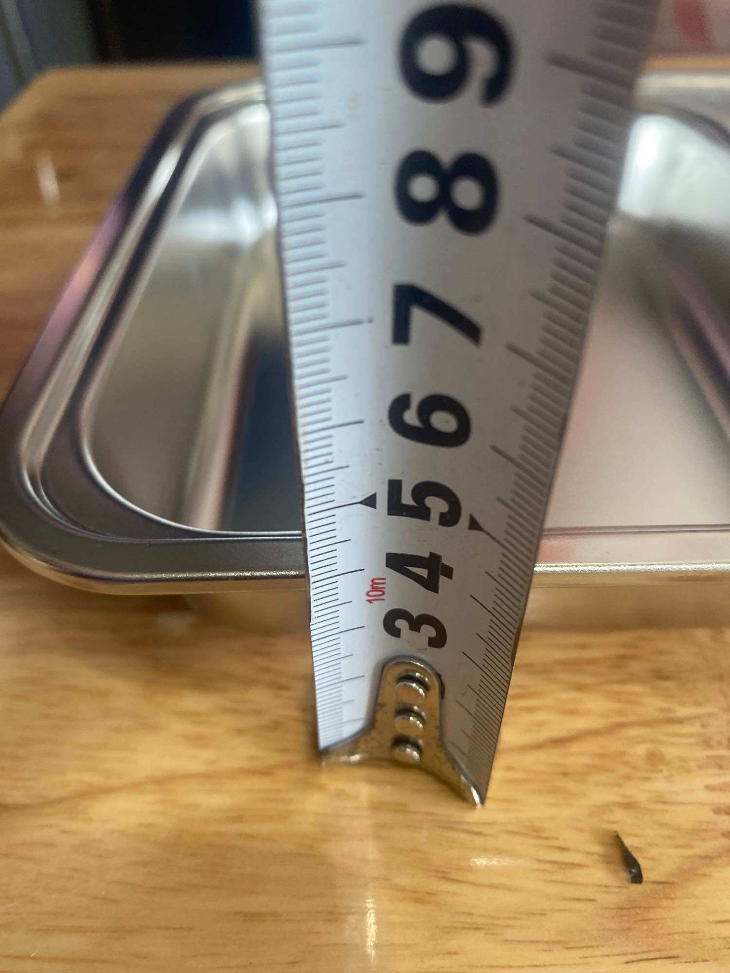 Khay inox 3 ngăn Kt:17*24*4.3cm