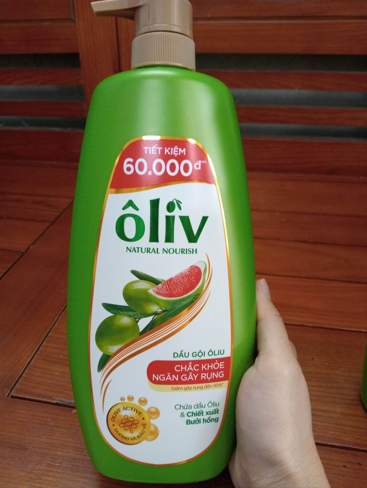 Dầu gội ôliu chắc khỏe,bồng bềnh 1 lít