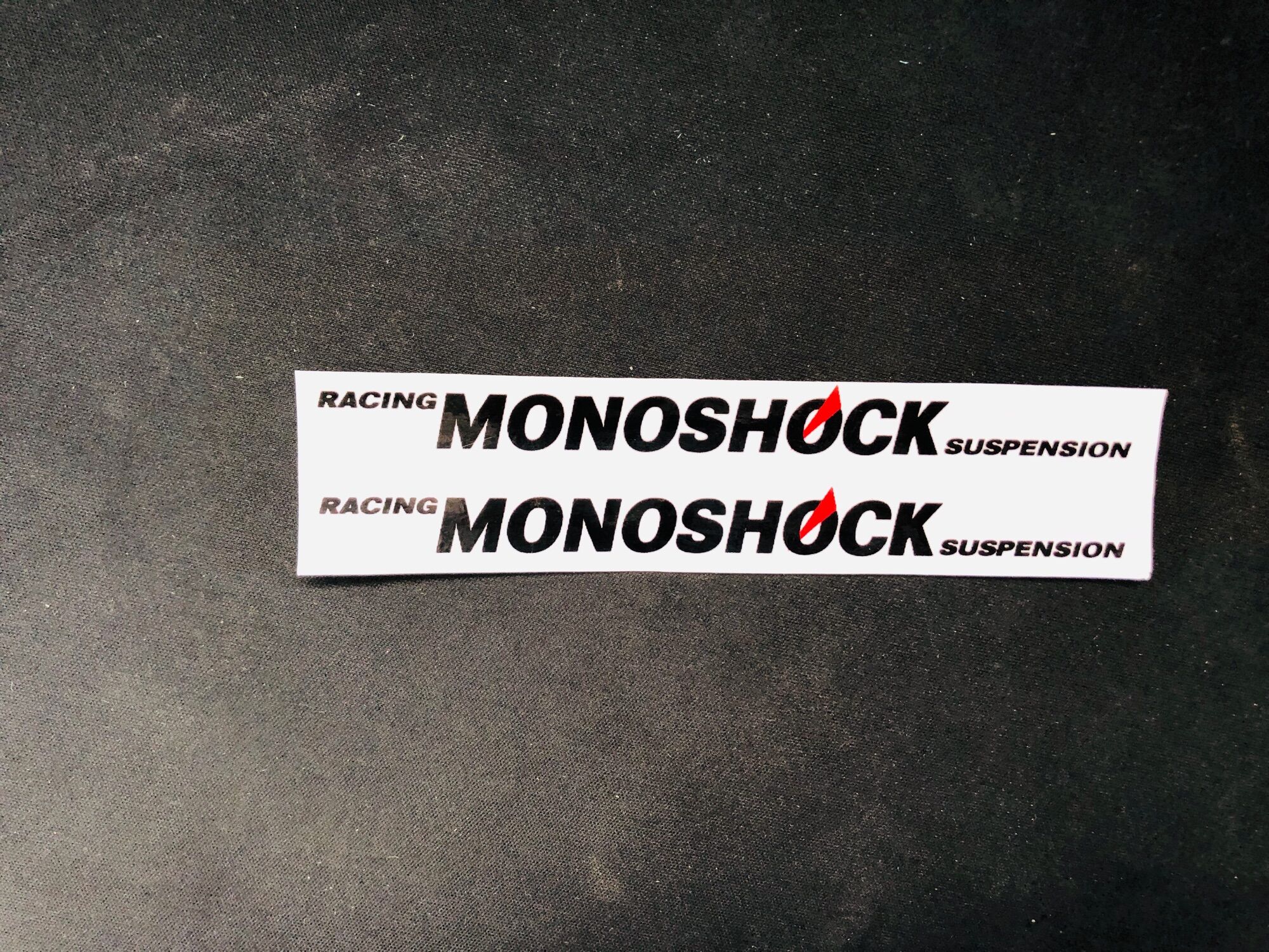 Tem phuộc monosock nhỏ đen decal in