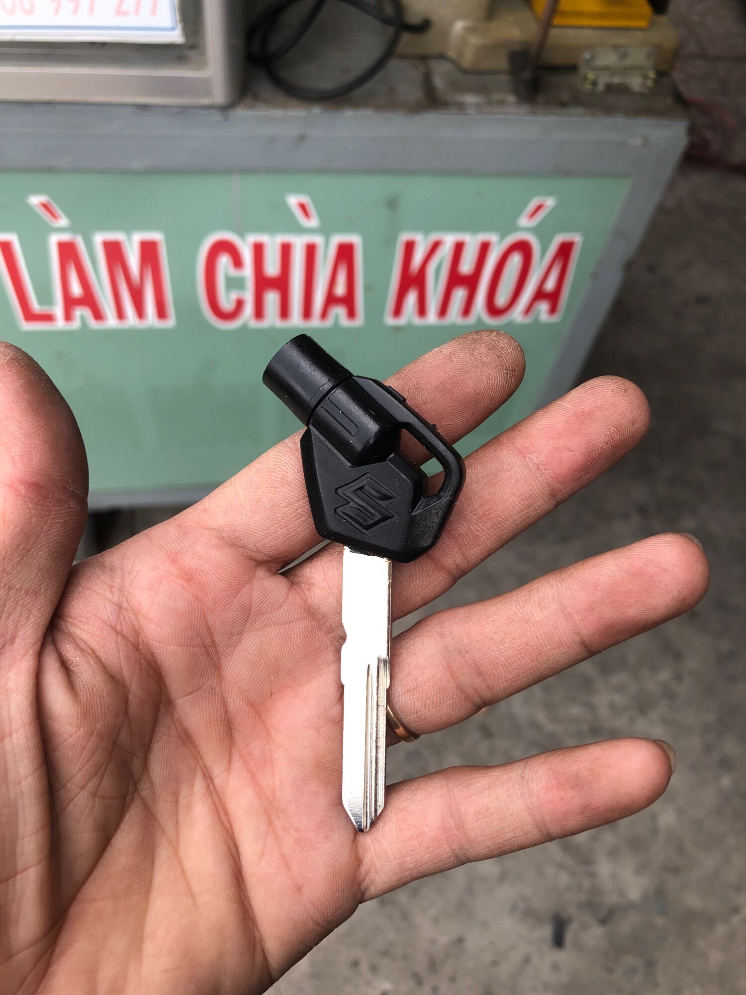 Phôi chìa khoá SUZUKI RAIDER , SATRIA độ cán chìa kiểu ( sư tử , đầu lâu , đầu rồng )