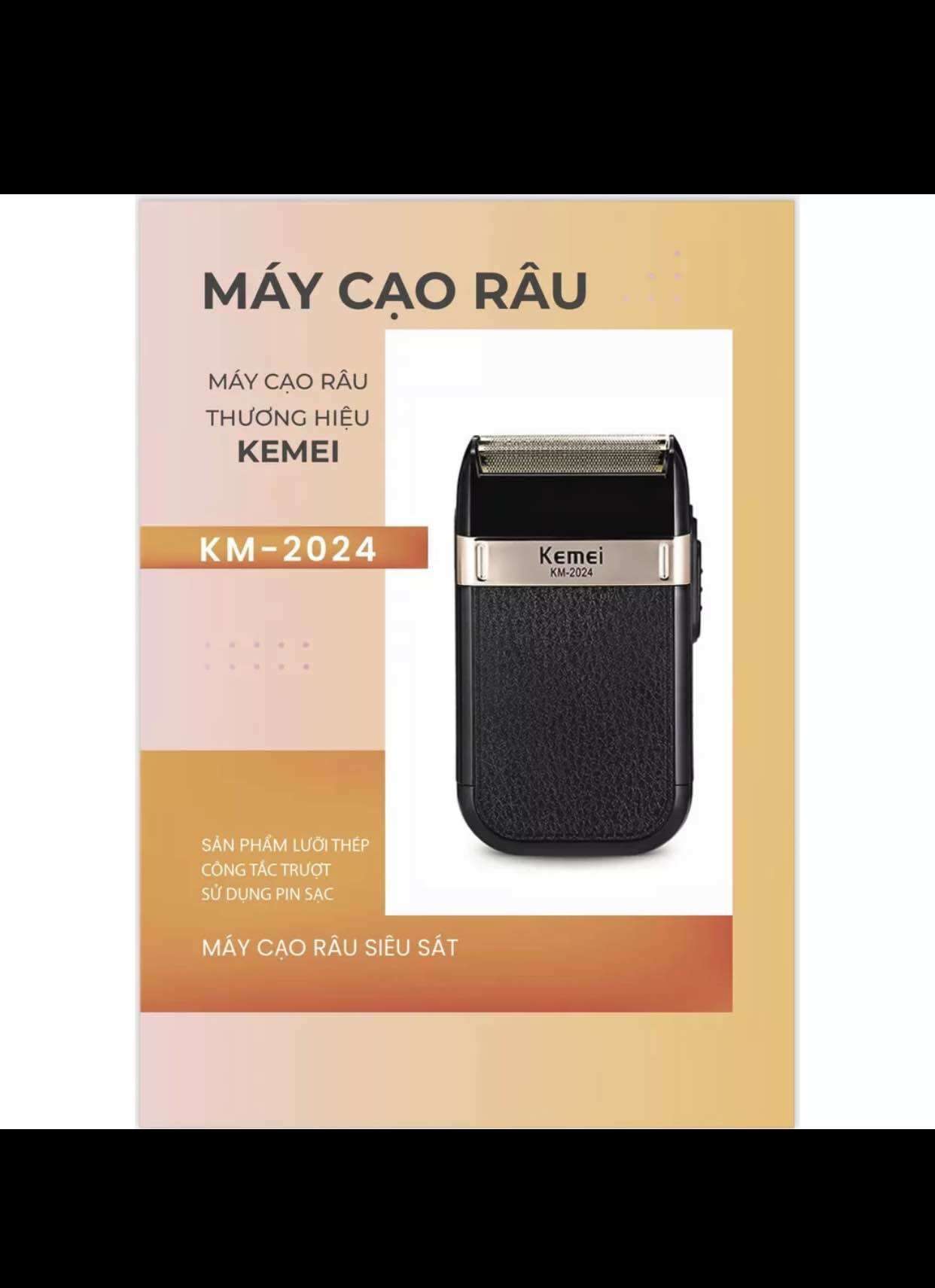 Máy Cạo Râu KM-2024 #kemei