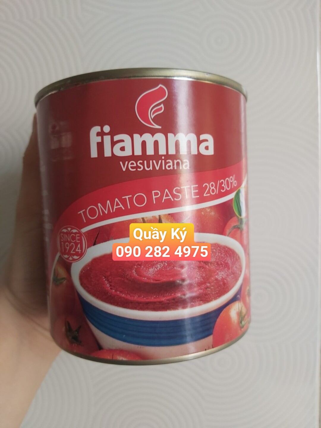 Tomato paste - cà chua xay nhuyễn Fiamma 800gr