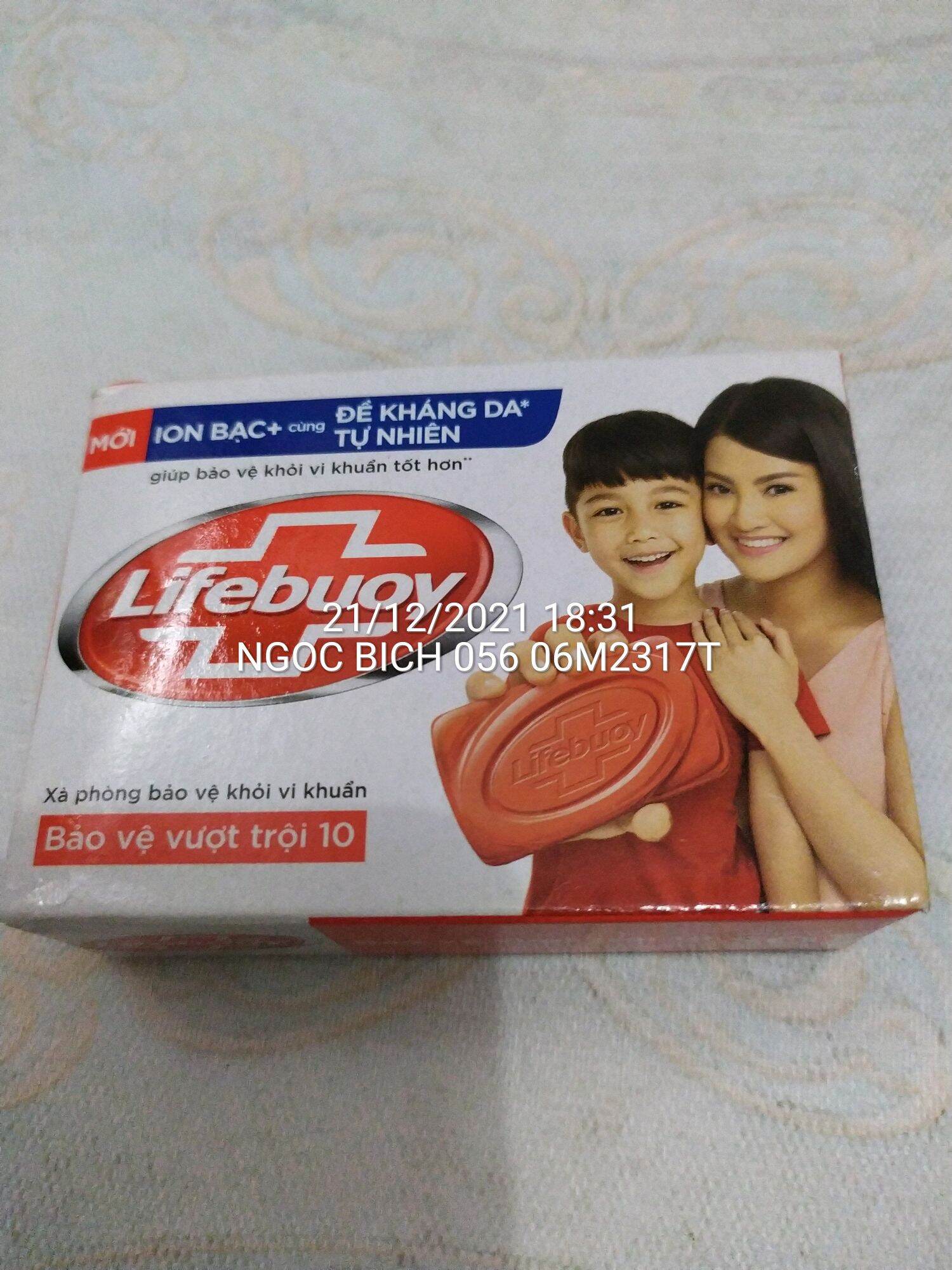 Lifeboy - xà bông/ xà phòng cục lifebuoy 90gam