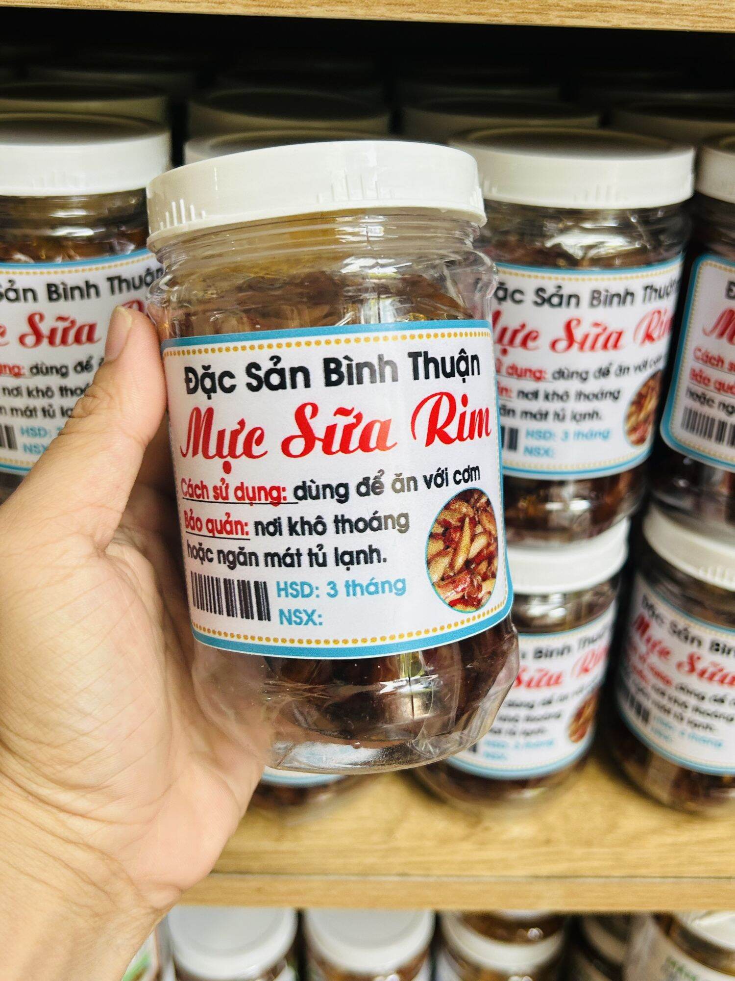 Mực Sữa Rim nước mắm 500gr