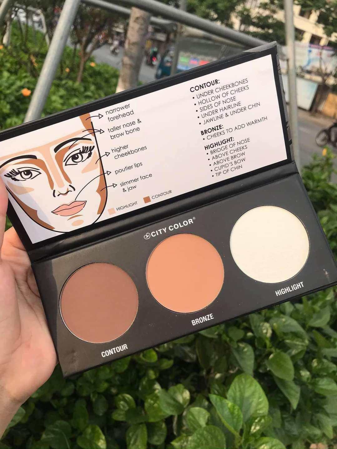 Phấn tạo khối City Color Contour Effects Palette ✨🌟🍴