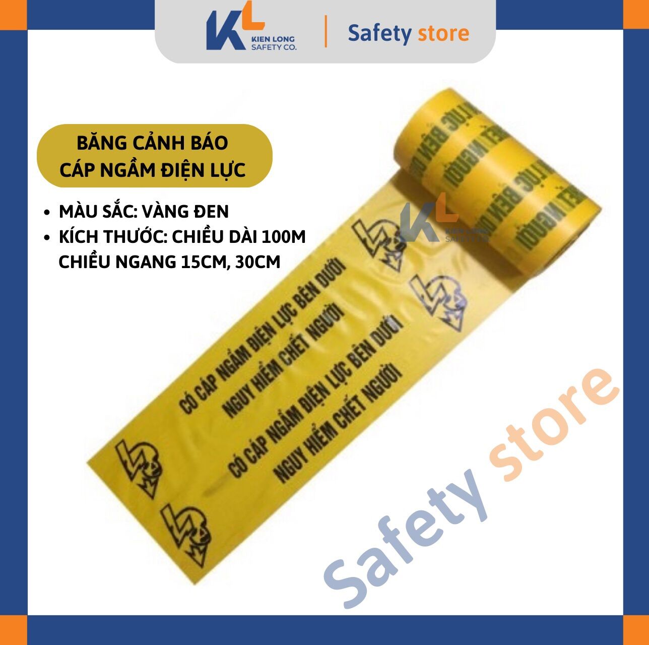 Băng cảnh báo cáp ngầm điện lực