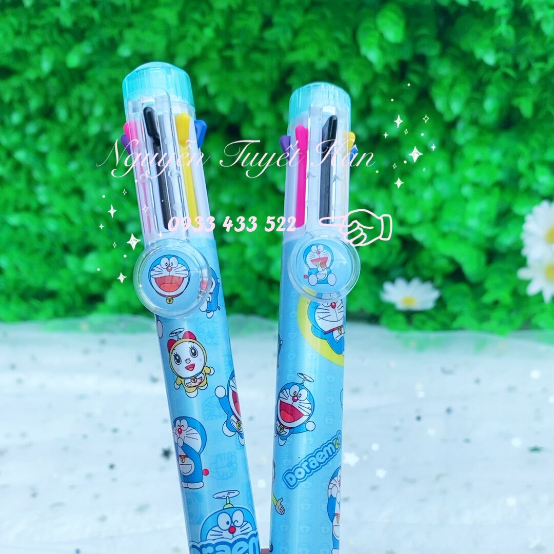 Bút bi 8 màu mực HELLO KITTY PR