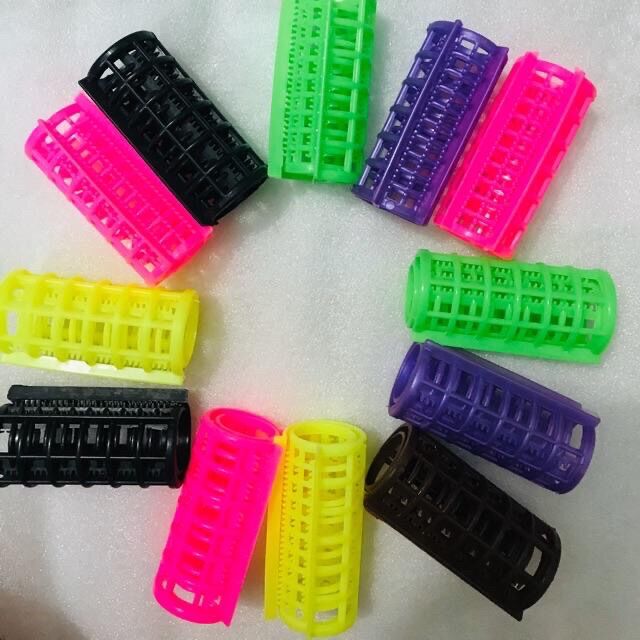 🚨Set 10 Kẹp Lô Gai- Kẹp quấn Tóc Nhiều màu, Dễ Xài