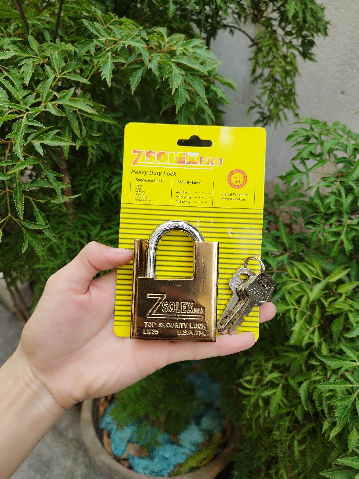 Ổ khoá 60mm chống cắt zsolex usa cao cấp