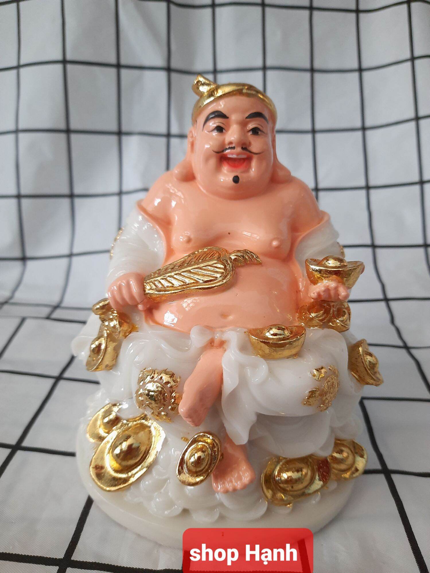 Ông Địa Thần Tài đá trắng Việt Nam
