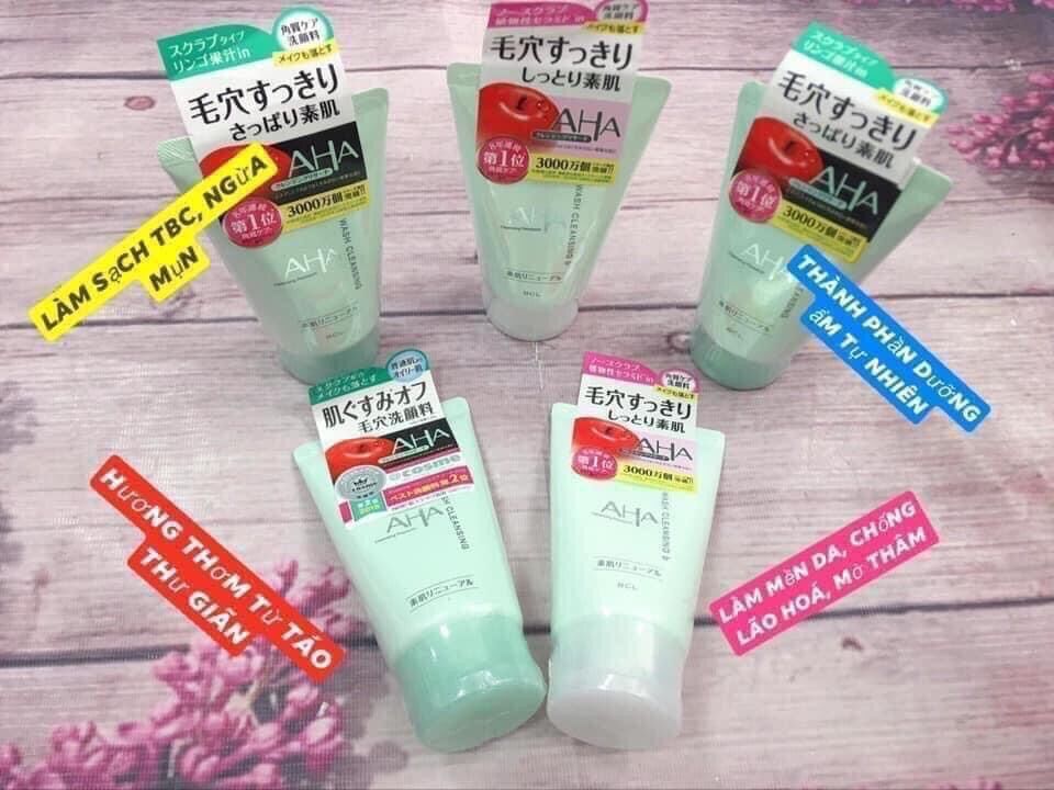 Sữa rửa mặt AHA Wash Cleansing Nhật Bản