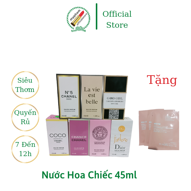 [ Mẩu Mới Cao Cấp] Nước Hoa Nam, Nữ.  Siêu Thơm, 7 Đến 12h, 55ml