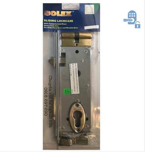 [HCM]Khóa cửa sắt kéo hộp 4x8
