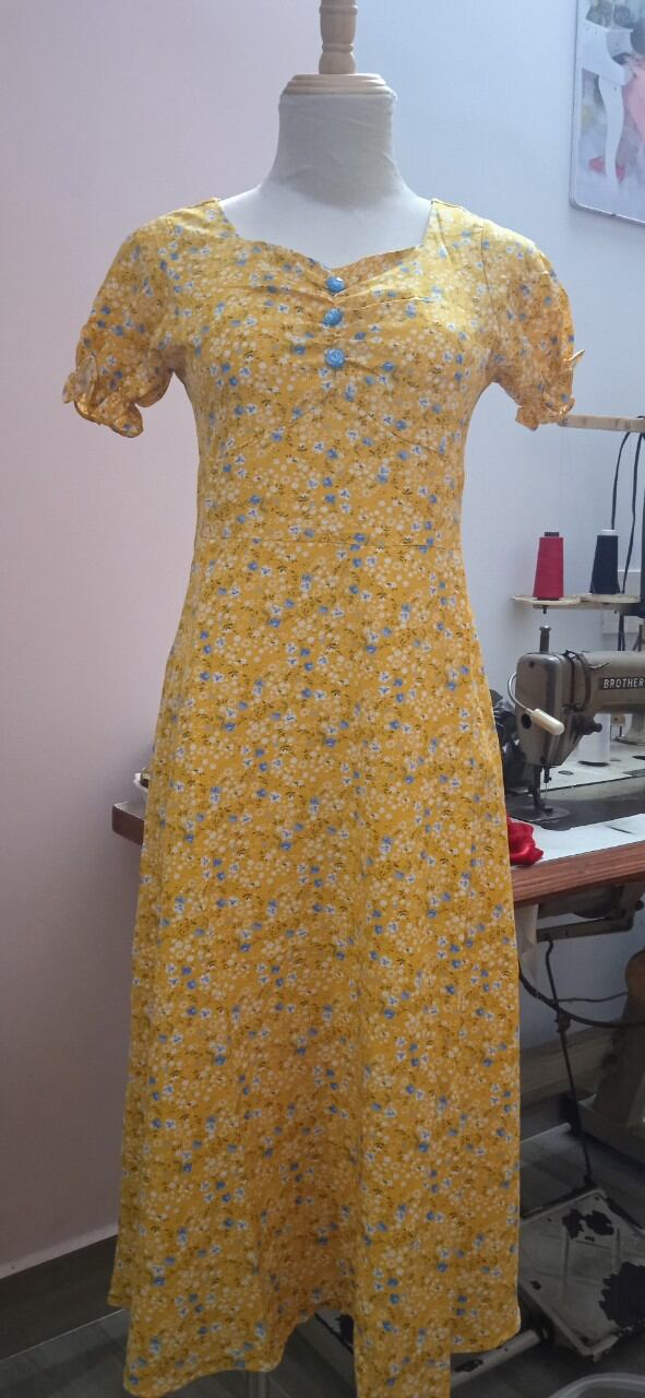 Đầm Xòe Chất Lụa, Đầm Nữ From Dài Size M đến XXL