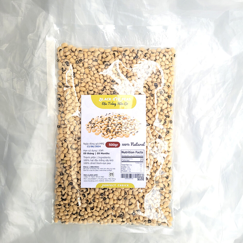 Đậu trắng bi túi 500gr