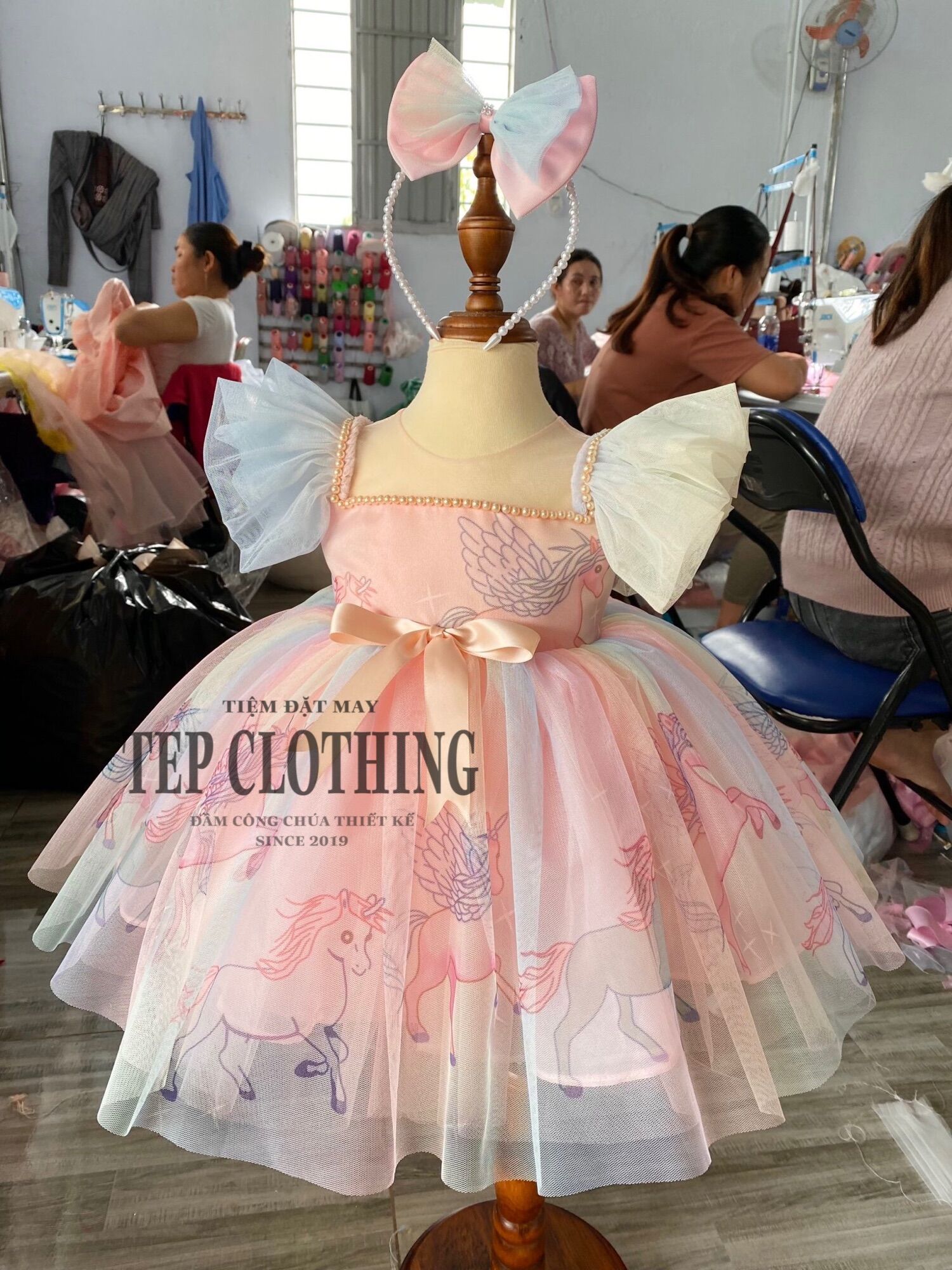 Lita - đầm công chúa thiết kế by tep clothing cho bé gái- hình thật shop chụp