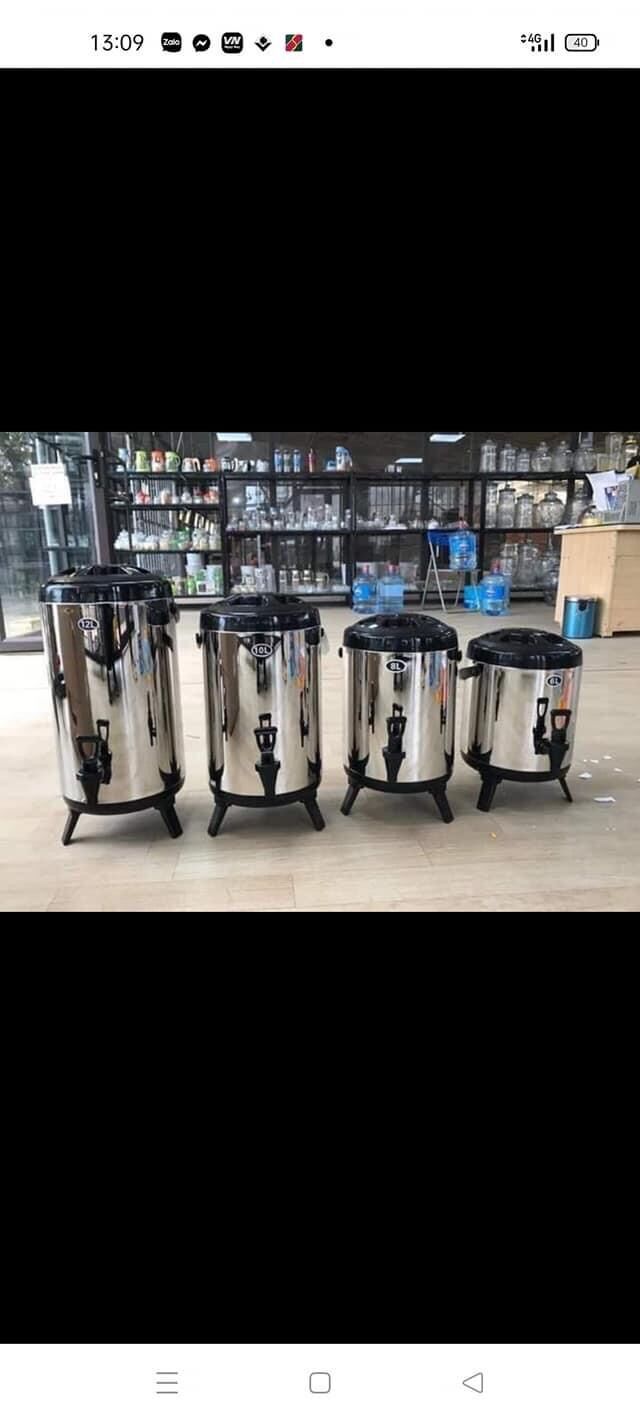 Bình ủ trà sữa 8 lít -3 lớp giữ nhiệt nóng lạnh cực tốt