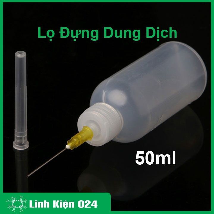 Lọ đựng dung dịch đầu kim, châm dầu, đựng cồn, nhựa thông hàn, chất trợ dung, dầu máy may