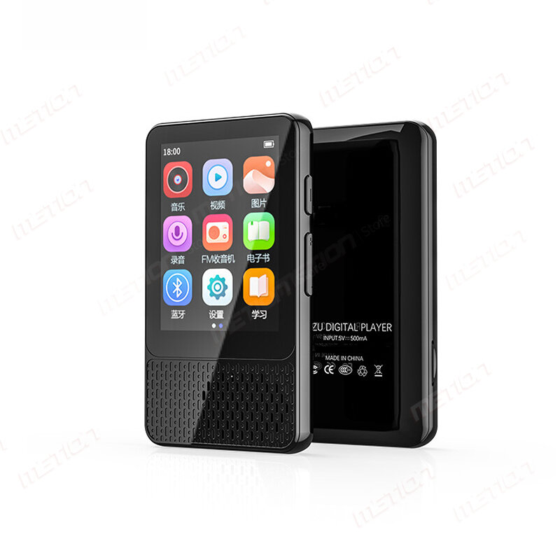 Máy nghe nhạc mp3 di động bluetooth full màn hình cảm ứng máy nghe nhạc có fm/loa/đầu ghi/máy đo quãng đường đi chức năng âm nhạc thể thao máy nghe nhạc mp4 video