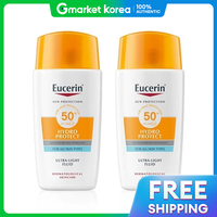Eucerin | Kem chống nắng dưỡng ẩm cho mặt Sun Face Hydro Protect 50ml x 2, chống tia UV, dành cho