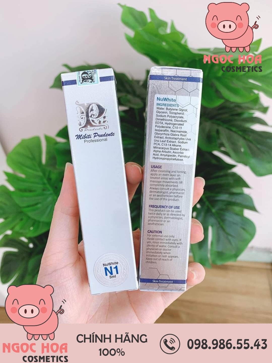 Kem làm hồng nhũ hoa nuwhite n1 5ml