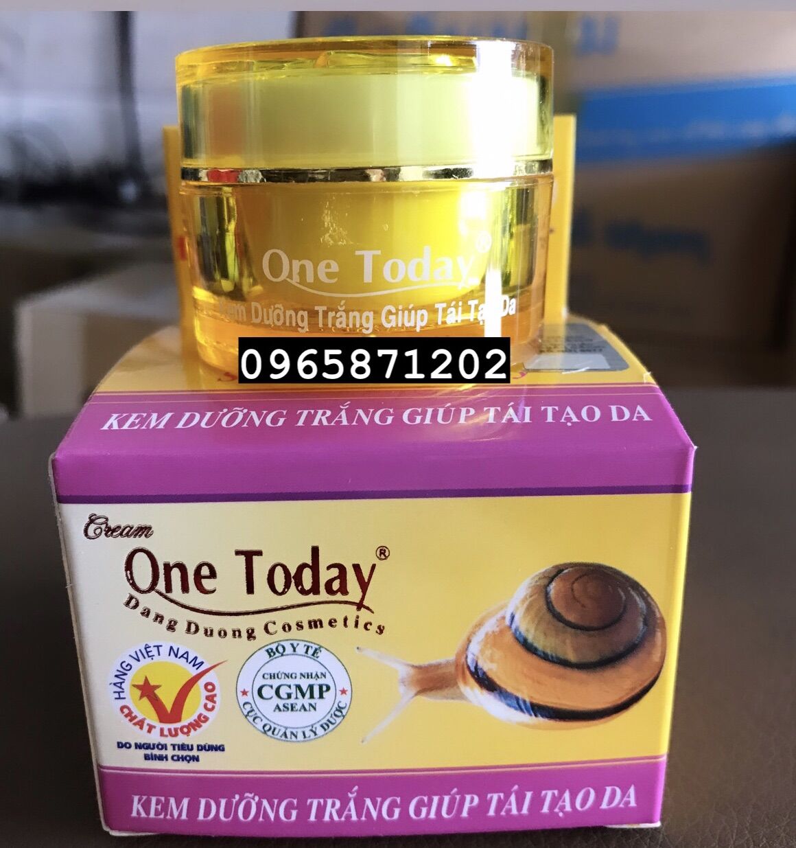 Kem One Today dưỡng trắng tái tạo da 9g