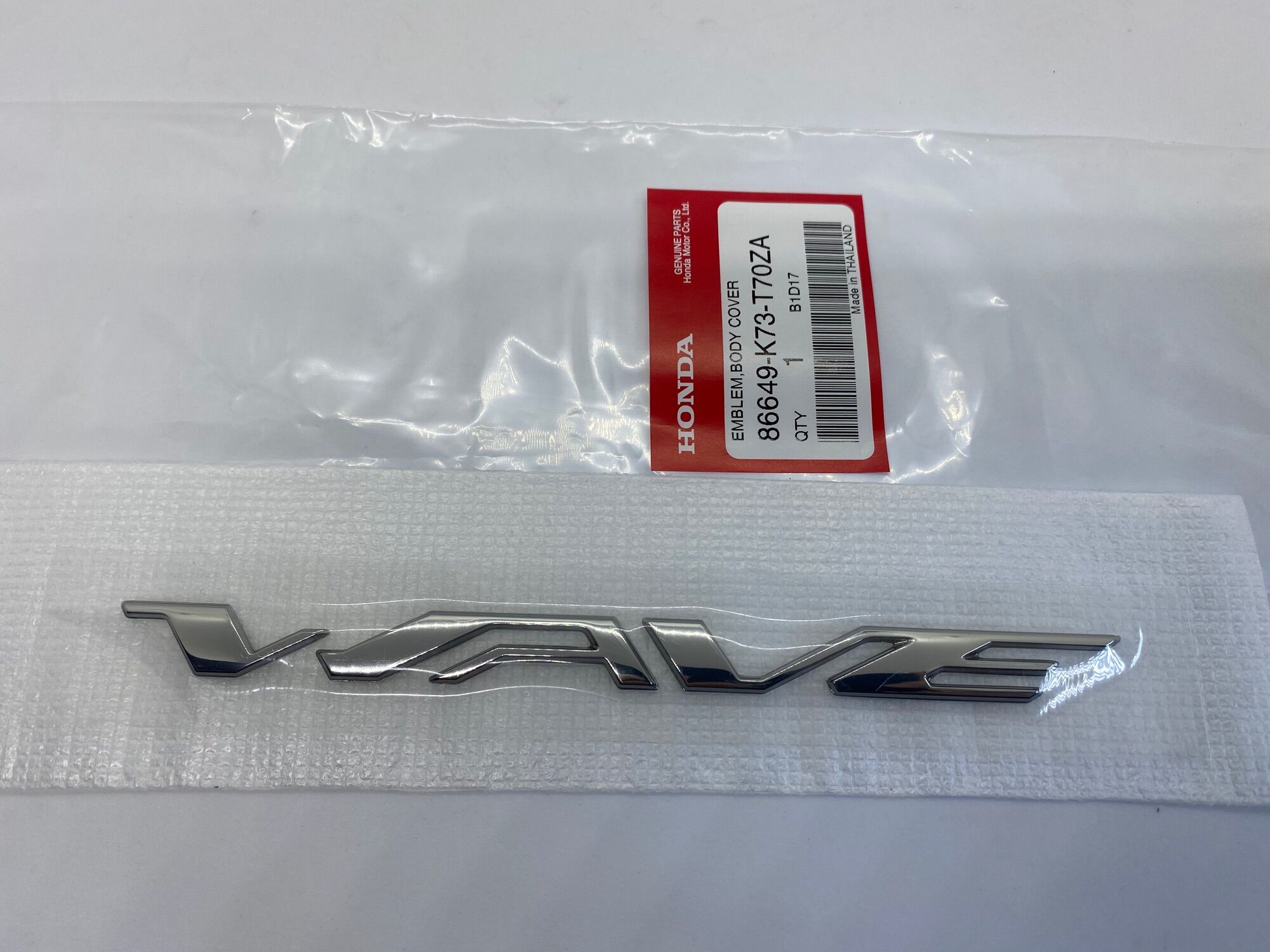 Tem chữ wave 125i honda - 1 chữ