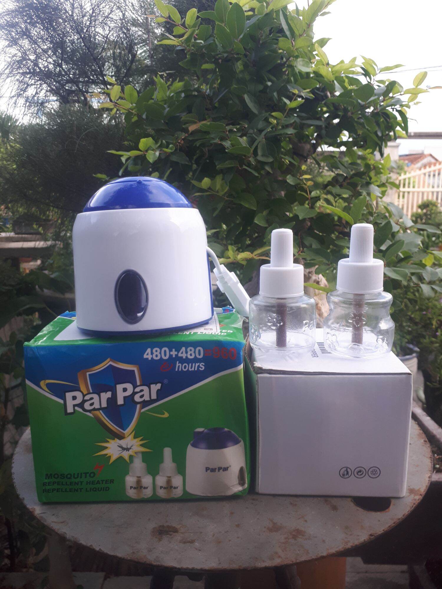 Máy xông tinh dầu đuổi muỗi PARPAR(tặng kèm 2 lọ tinh dầu)