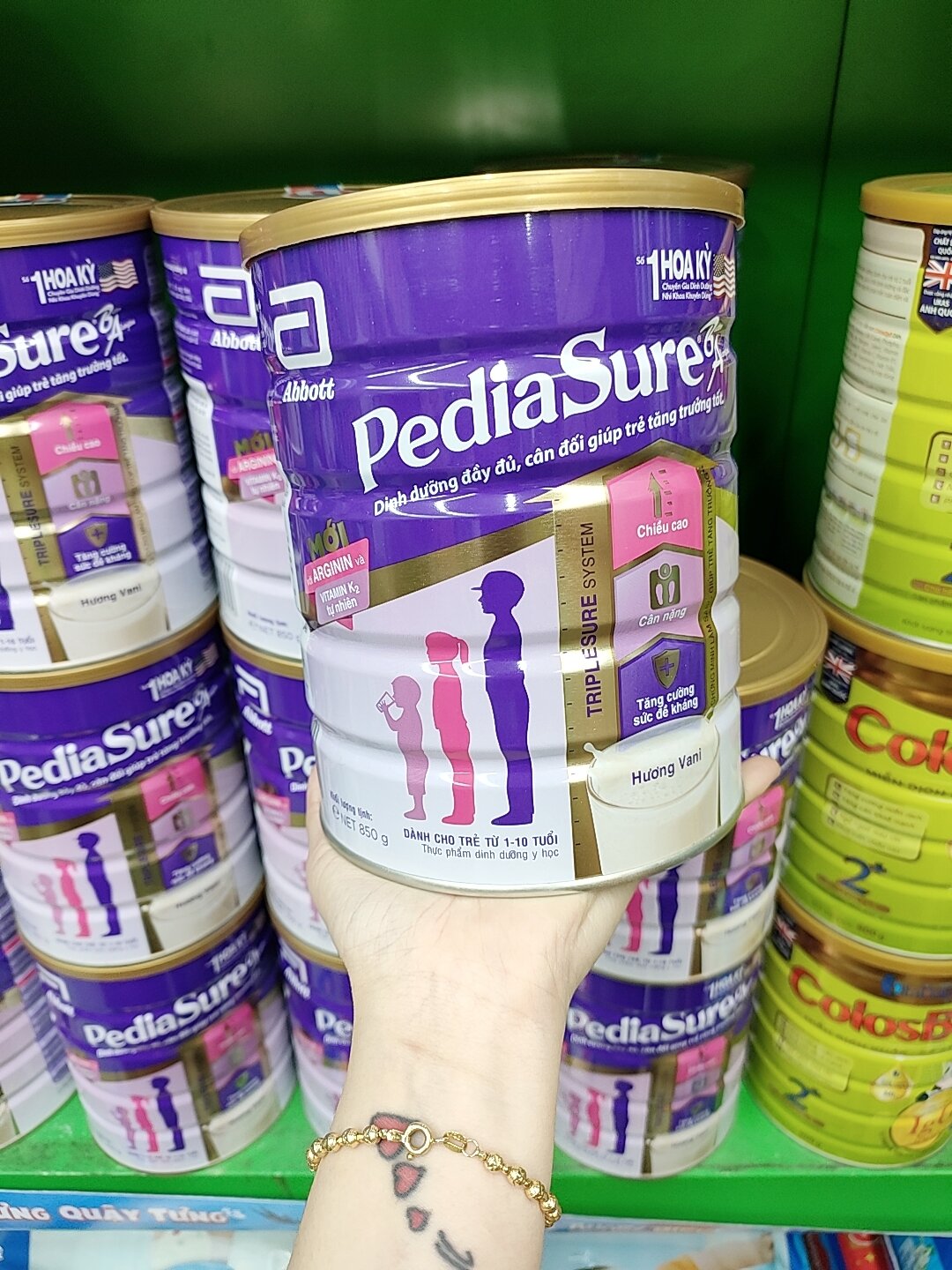 Sữa bột pedia sure 850g