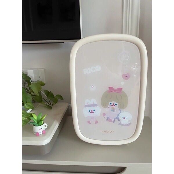 Beauty fridge tủ lạnh bảo quản mỹ phẩm pinktop 12l - chính hãng - pkt12